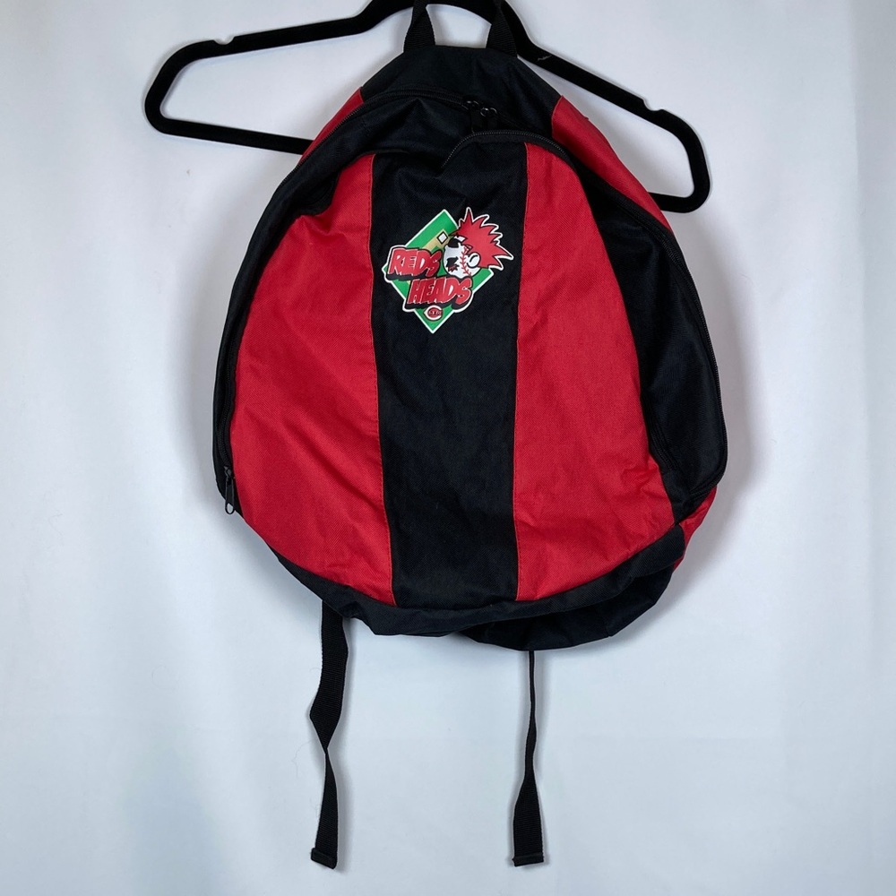 MLB Cincinnati Reds Reds Heads Memorabilia Backpack see description